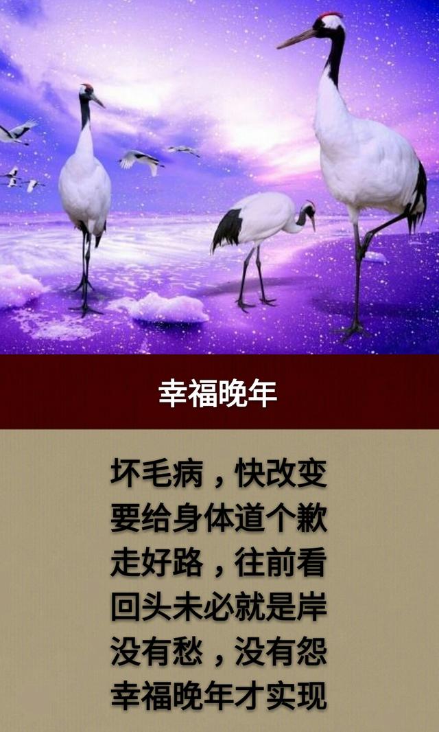 老了以后，这样过才一生无憾！「顺口溜」